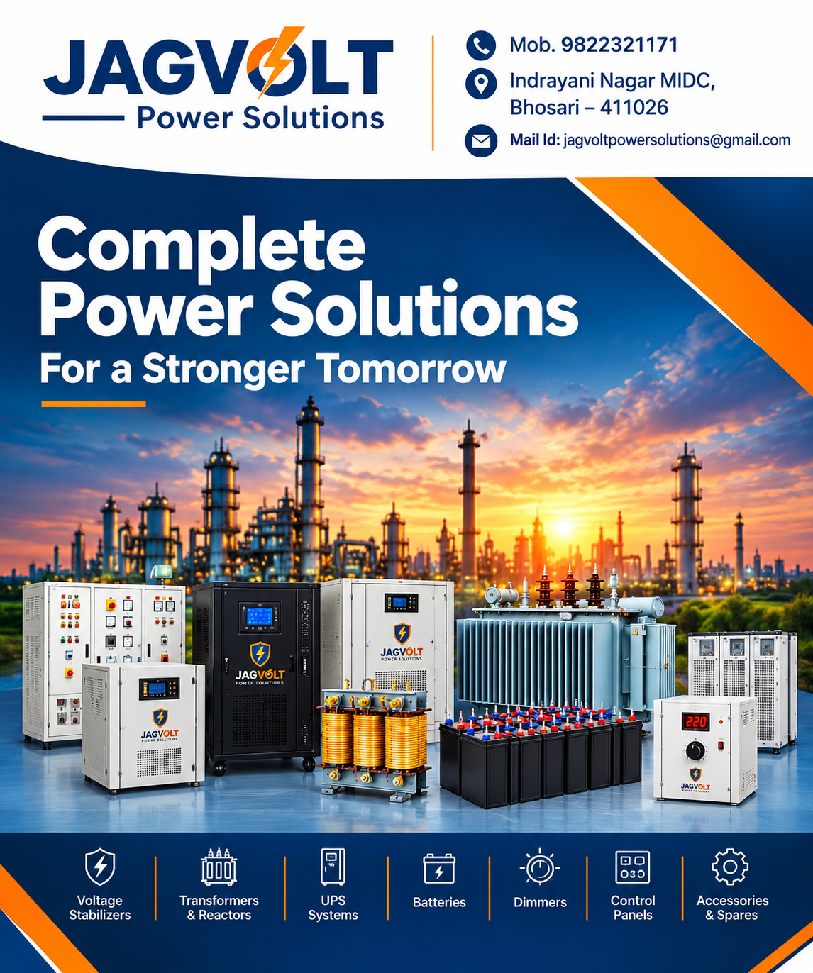 JAGVOLT complete product range